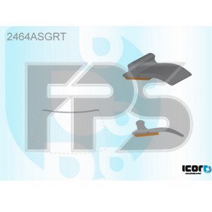 Молдинг стекла резиновый AS08132872 на BMW X3 (F25) 2010-2014