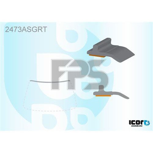 Молдинг скла гумовий AS08132885 на BMW X5 (F15) 2014-2018