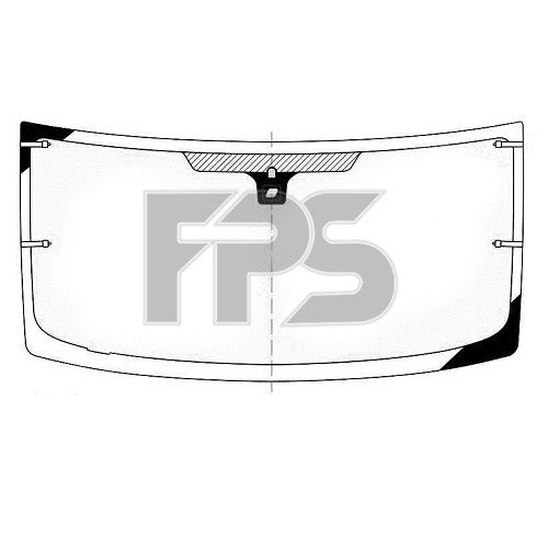 Стекло лобовое с подогревом AS08133706 на FORD TRANSIT 2006-2013