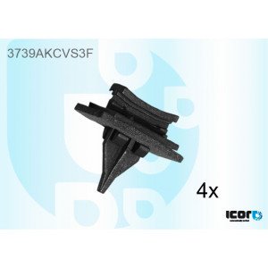 Кліпси пластикові AS08143467 на FORD TRANSIT 2000-2006