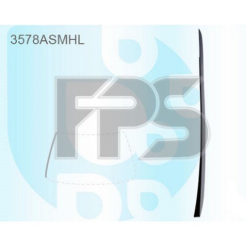 Молдинг скла гумовий AS08133885 на FORD FOCUS 2011-2014