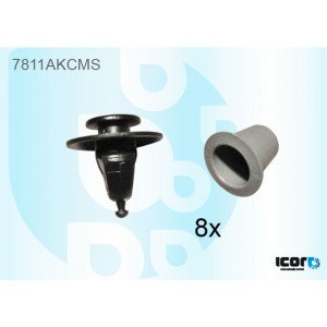 Кліпси пластикові AS08146598 на SKODA FABIA 2010-2014