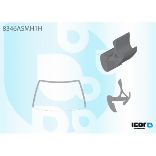 Молдинг стекла резиновый AS08137907 на TOYOTA AVENSIS 2003-2008