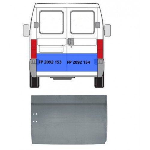 Ремчастина металева AS07345037 на FIAT DUCATO 1994-2001