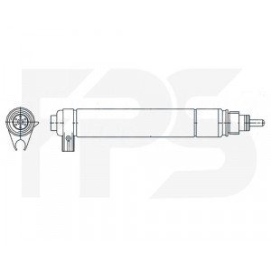 Осушитель кондиционера AS07344782 на CITROEN C4 2010-2017