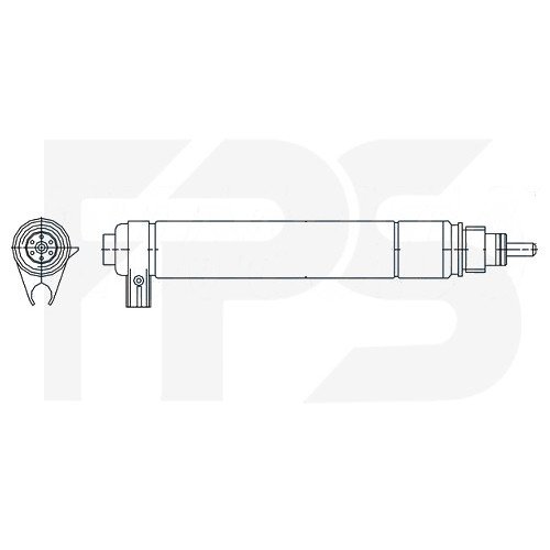 Осушитель кондиционера AS07344782 на CITROEN JUMPY 2007-2015