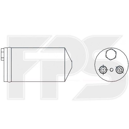 Осушувач кондиціонера AS07345108 на DAEWOO MATIZ (M150) 2001-2014