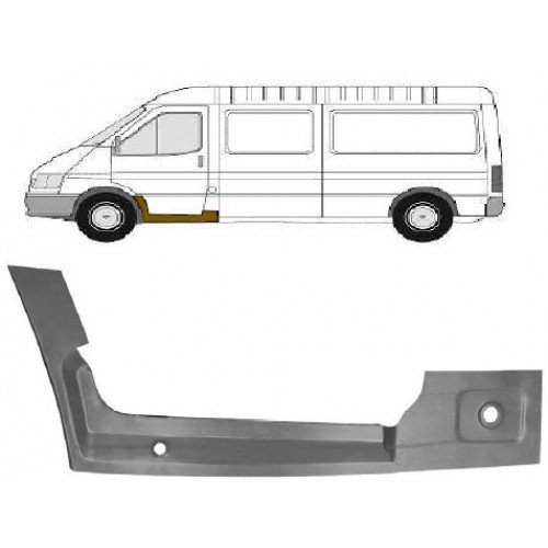 Ремчастина металева AS07345390 на FORD TRANSIT 1992-1995