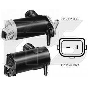 Двигатель омывателя AS07345467 на VOLVO C70 1997-2005