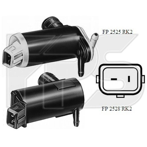 Двигун омивача AS07345467 на VOLVO C70 2006-2009