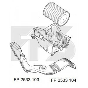 Ремчастина пластикова AS07345536 на FORD FOCUS 2008-2010