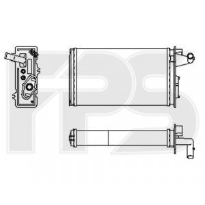 Радиатор печки AS07345713 на ALFA ROMEO 156 2003-2007