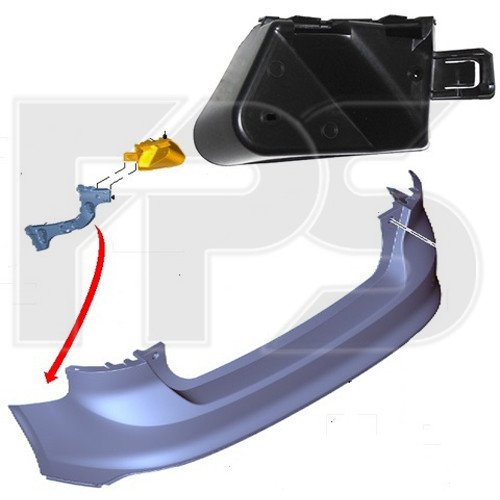 Кріплення бампера AS07346339 на FORD FOCUS 2011-2014