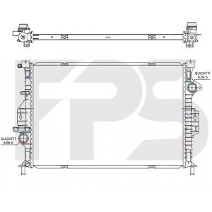 Радіатор охолодження AS07346013 на FORD KUGA 2013-2016
