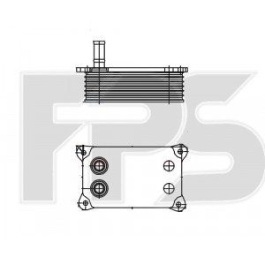 Радіатор масляний AS07346063 на FORD TRANSIT 2000-2006