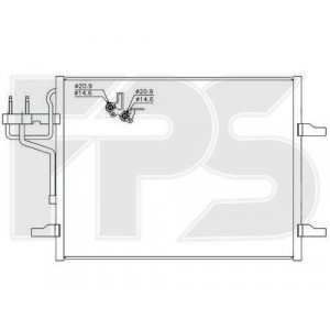 Кондесатор кондиціонера AS07346069 на FORD KUGA 2008-2012