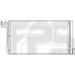 Кондесатор кондиционера AS07346073 на FORD C-MAX EUR 2015-2019