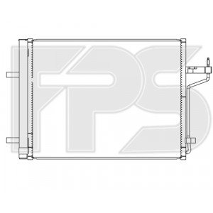 Кондесатор кондиционера AS07346083 на FORD C-MAX HYBRID USA 2013-2017