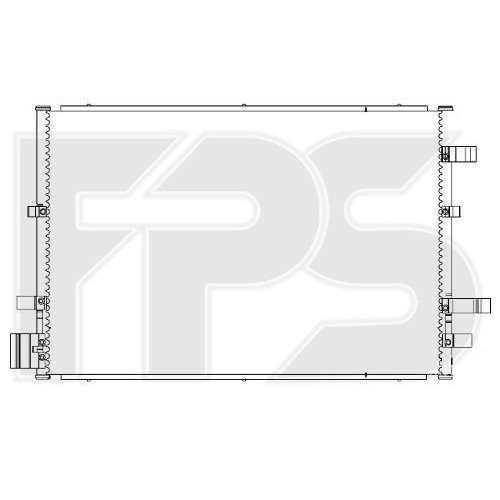 Кондесатор кондиціонера AS07346094 на FORD MONDEO 2004-2007