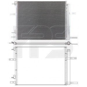 Кондесатор кондиціонера AS07346095 на LINCOLN MKZ 2013-2020