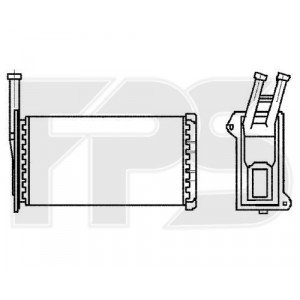 Радиатор печки AS07346107 на FORD ESCORT / ORION 1986-1990