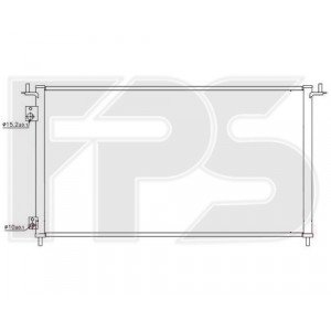 Кондесатор кондиционера AS07347001 на HONDA CIVIC 7 SDN / COUPE 2004-2006