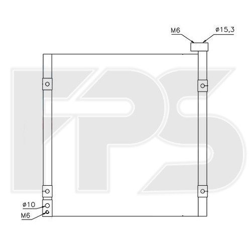 Кондесатор кондиционера AS08116921 на HONDA CIVIC 6 EUR 1995-2000