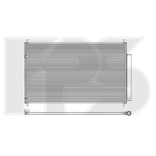 Кондесатор кондиционера AS07347010 на ACURA MDX 2006-2013