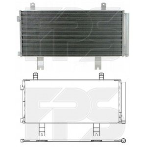 Кондесатор кондиционера AS07347018 на HONDA ACCORD 10 SDN 2018-2021