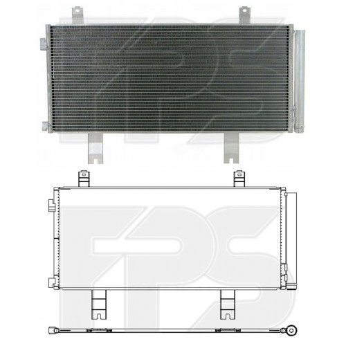 Кондесатор кондиционера AS07347018 на HONDA ACCORD 10 SDN 2018-2021