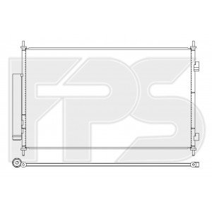 Кондесатор кондиціонера AS07347024 на HONDA HRV 2015-2018