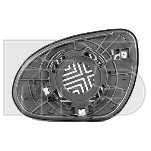 Вкладиш дзеркала AS07347867 на HYUNDAI i30 2007-2012