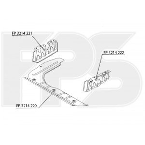 Ремчастина пластикова AS07347780 на HYUNDAI ACCENT III 2006-2010