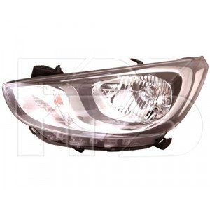 Передня фара AS07347941 на HYUNDAI ACCENT IV (SOLARIS) 2011-2018