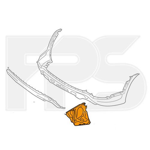 Ремчасть пластиковая AS07348071 на HYUNDAI SANTA FE III 2016-2018