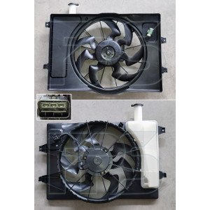 Вентилятор радіатора (у зборі) AS07348197 на HYUNDAI ELANTRA (AD) 2018-2020