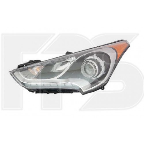 Передня фара AS07348240 на HYUNDAI VELOSTER 2012-2017