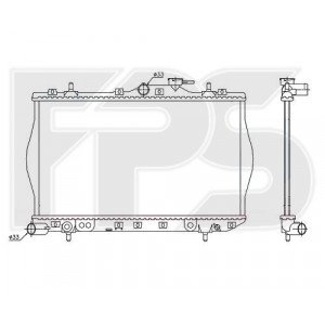 Радіатор охолодження AS07347600 на HYUNDAI ACCENT I 1997-1999
