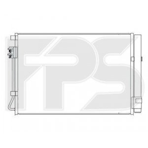 Кондесатор кондиціонера AS07347637 на HYUNDAI ACCENT IV (SOLARIS) 2011-2018