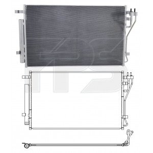 Кондесатор кондиционера AS07347666 на HYUNDAI SONATA (DN8) 2019-