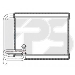 Радиатор печки AS08120223 на KIA K5 2013-2016