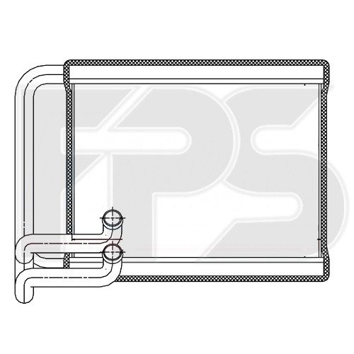 Радиатор печки AS08120223 на KIA K5 2013-2016