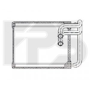 Радиатор печки AS07347689 на HYUNDAI GRANDEUR / AZERA 2005-2011