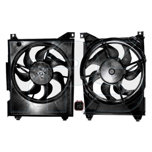 Вентилятор радиатора (в сборе) AS07347705 на HYUNDAI SONATA (EF) 2001-2005