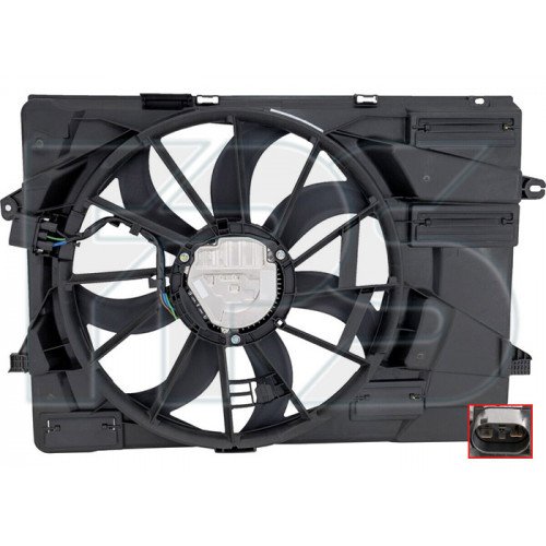 Вентилятор радиатора (в сборе) AS08110690 на HYUNDAI SONATA (DN8) 2019-