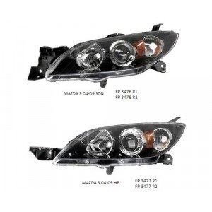 Фара передняя AS07348567 на MAZDA 3 (BK) 2004-2009
