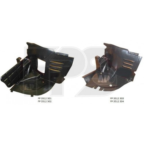 Решетка пластиковая AS07348597 на MERCEDES 202 (C-CLASS) 1993-2000