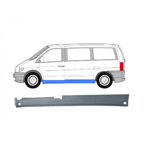 Ремчасть металлическая AS07300129 на MERCEDES VITO (W638) 1996-2002