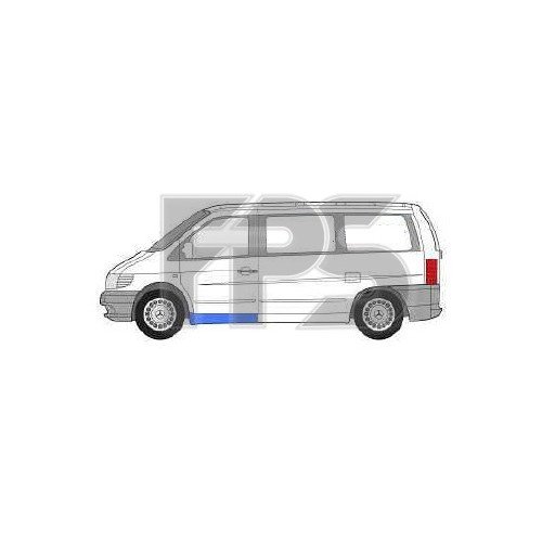 Ремчастина металева AS07348787 на MERCEDES VITO (W638) 1996-2002