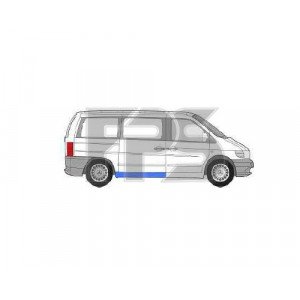 Ремчасть металлическая AS07348786 на MERCEDES VITO (W638) 1996-2002